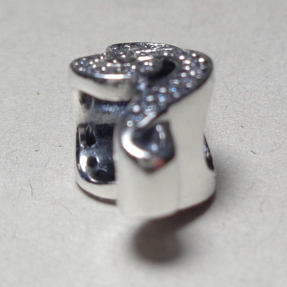 Pandora TREBLE CLEF MUSIC 791381CZ Silver Cubic Zirconia Crystals New Charm - Picture 7 of 14
